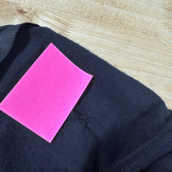 RTA NWT Margot Velvet High Rise Foldover Waist Pant Corpus Black Size S *Flaw* - Picture 9 of 13